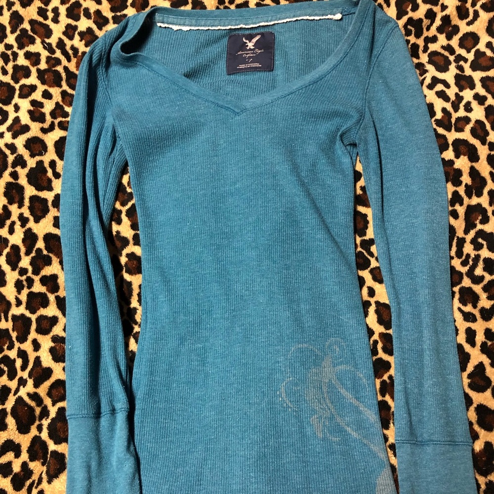 Blue American Eagle long sleeve